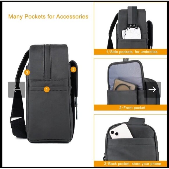 BESNFOTO Professional Photo bag Canon Sony Nikon DSLR SLR compatible NWT & cover - Picture 3 of 12